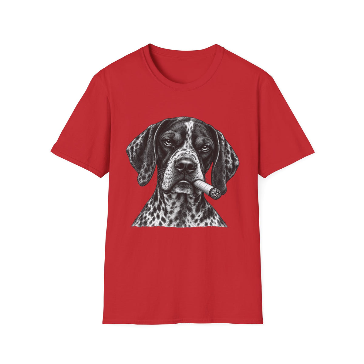 German Shorthaired Pointer with a Cigar T-Shirt