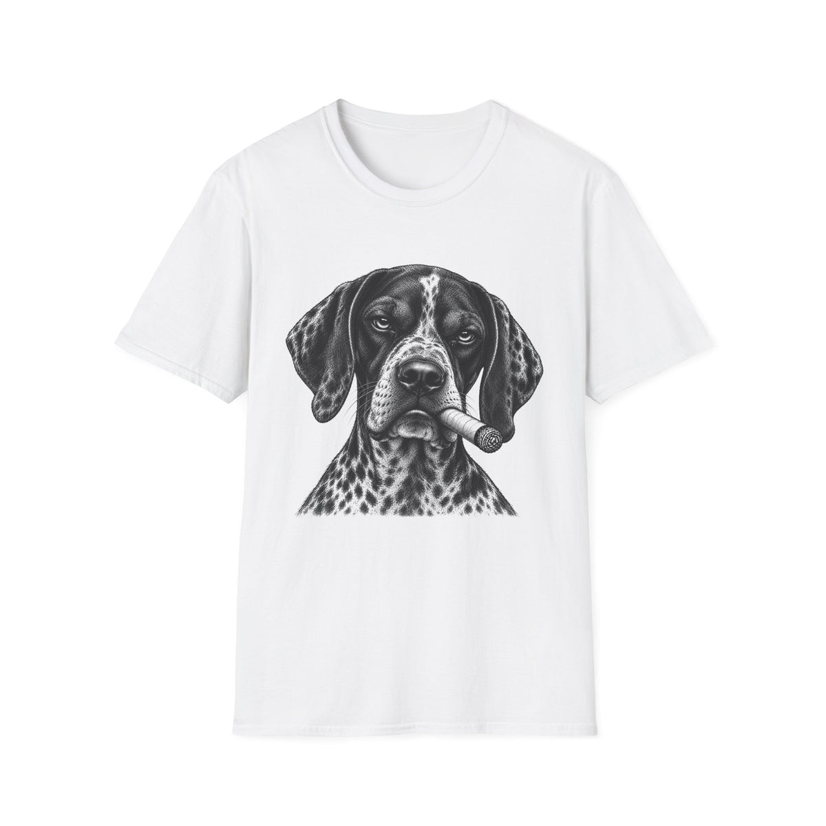 German Shorthaired Pointer with a Cigar T-Shirt