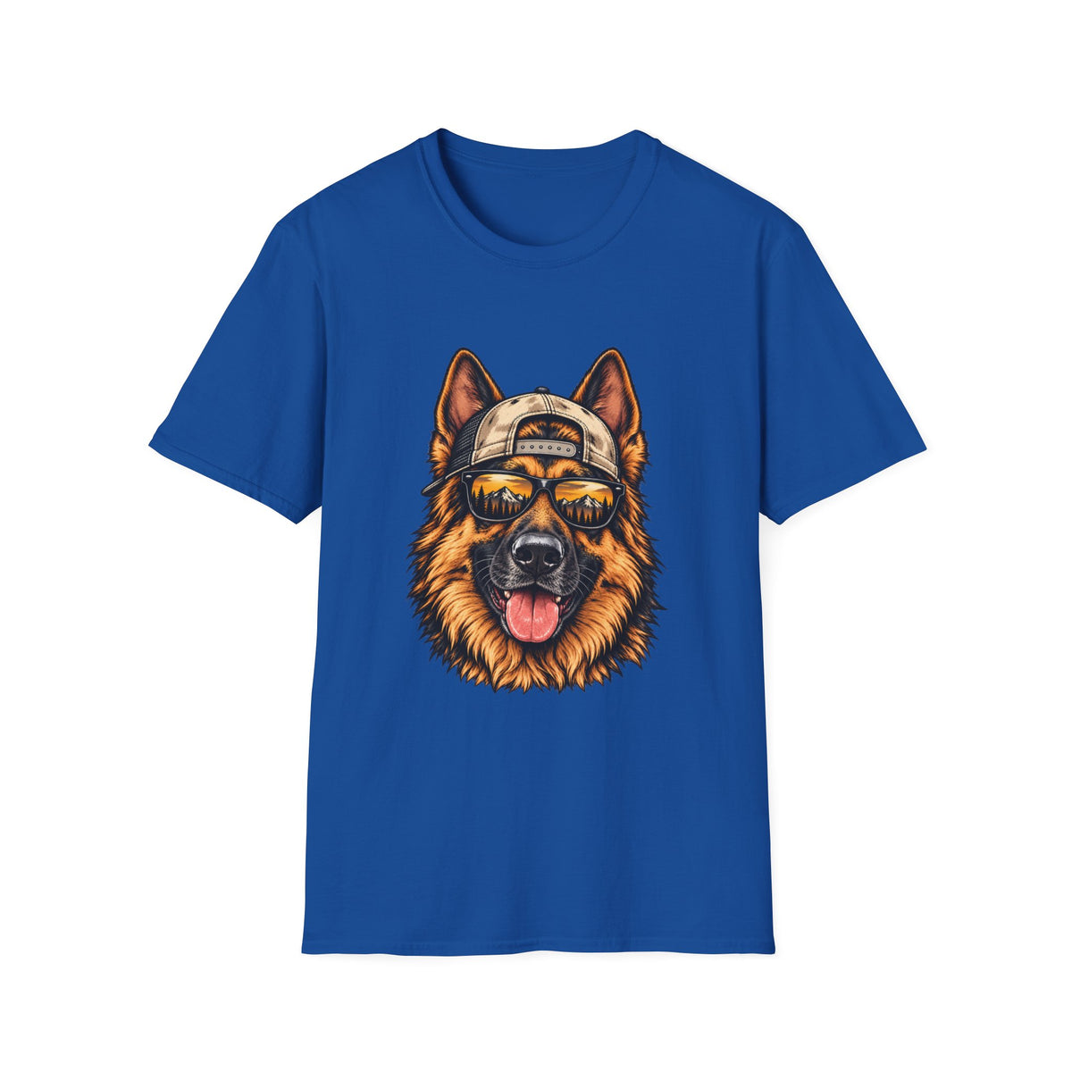 German Shepherd Hat backwards T-Shirt