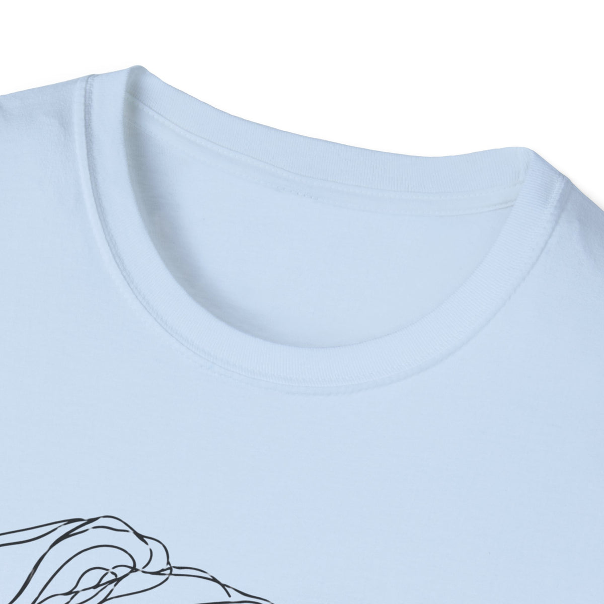 English Bulldog Line art T-Shirt