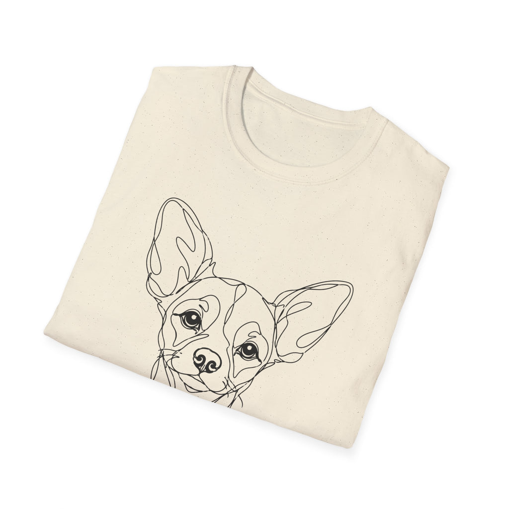 Chihuahua Line art T-Shirt
