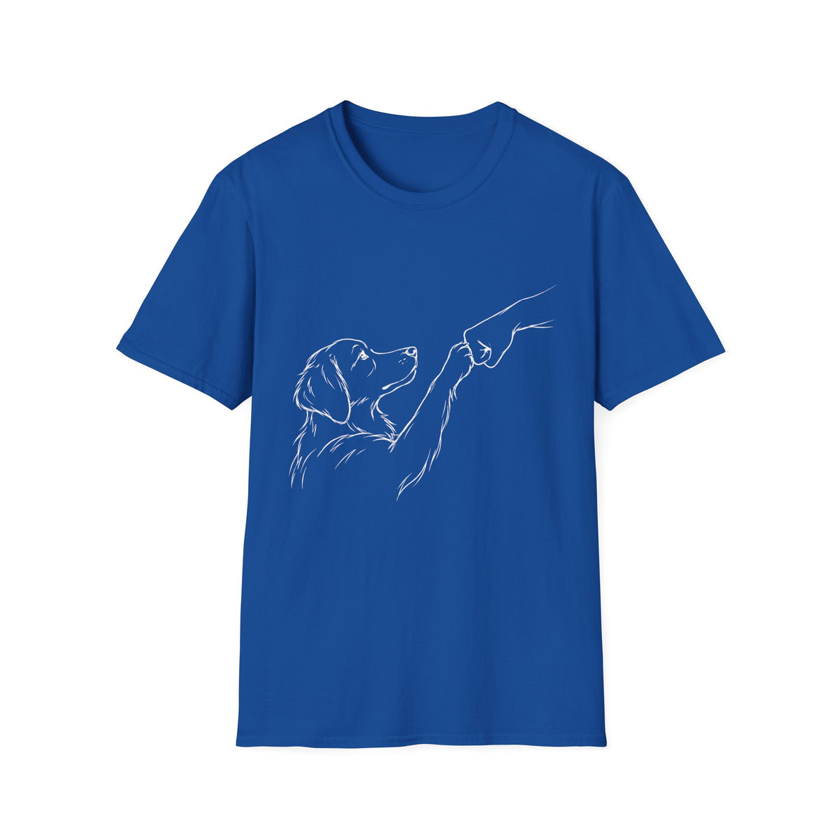 Fist bump Paw (white lines) T-Shirt