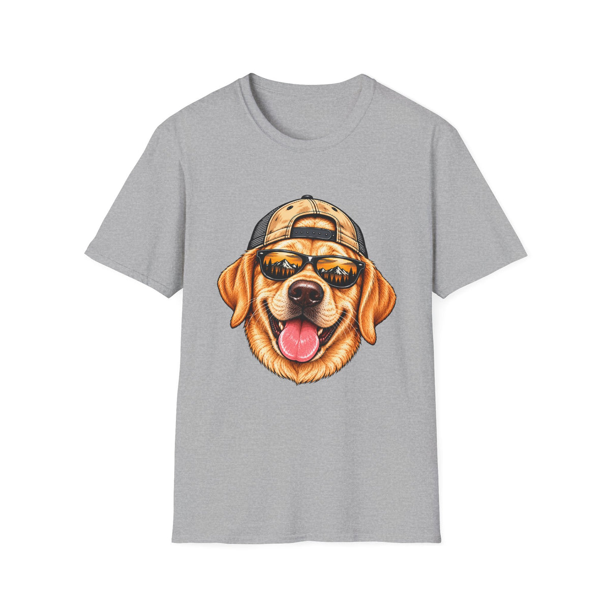 Yellow Lab Hat backwards T-Shirt