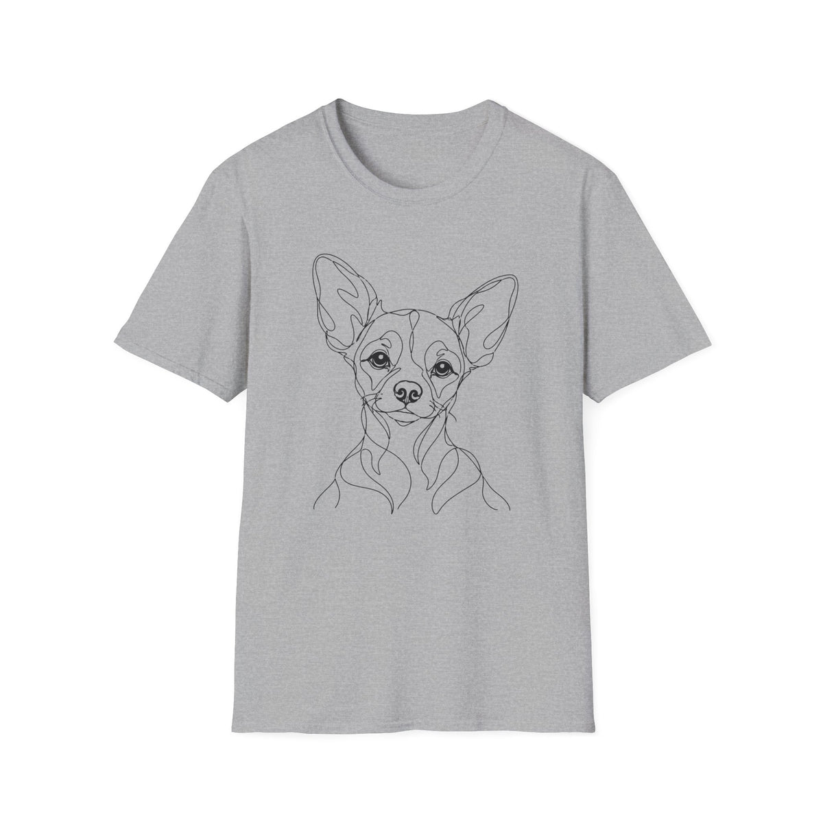 Chihuahua Line art T-Shirt