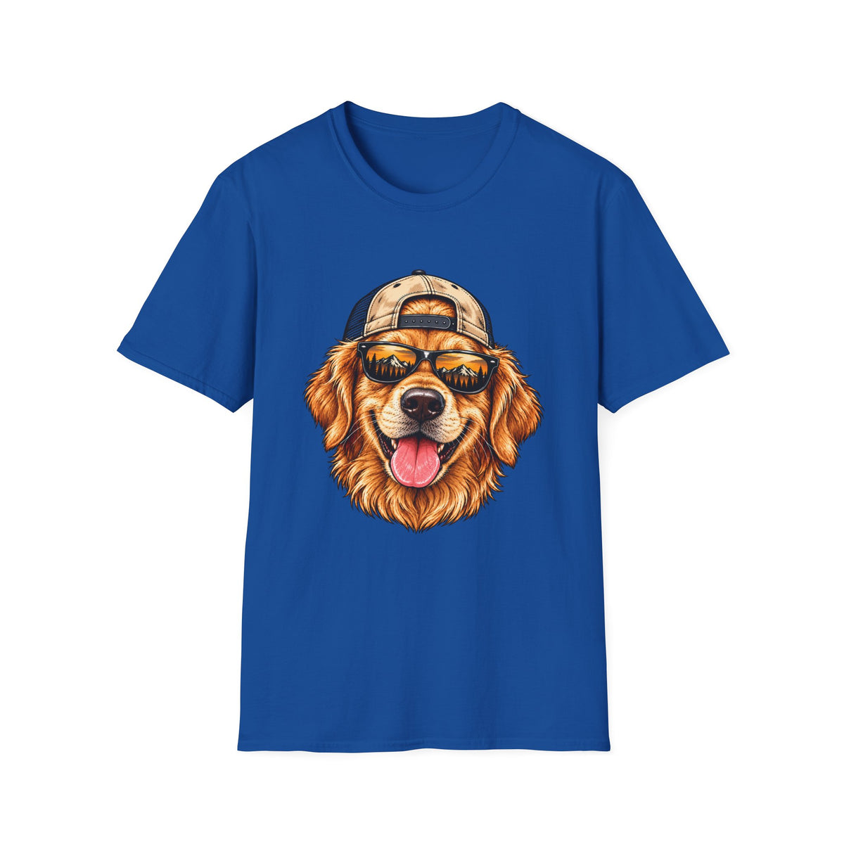 Golden Retriever Hat backwards T-Shirt