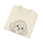 Shih Tzu Line art T-Shirt