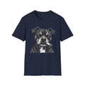 Staffordshire Bull Terrier with a Cigar T-Shirt
