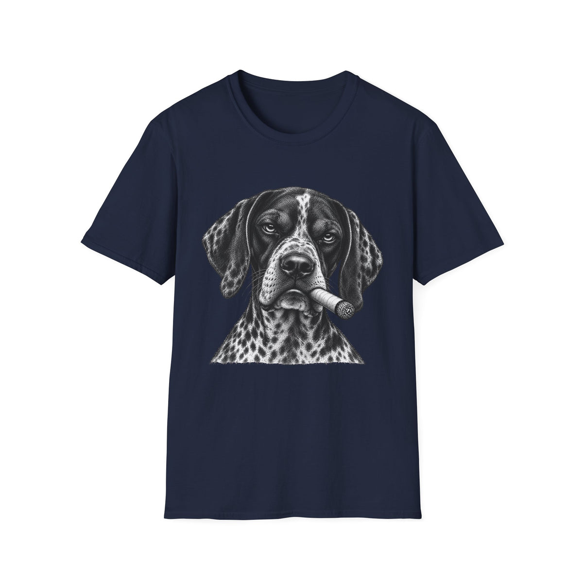 German Shorthaired Pointer with a Cigar T-Shirt