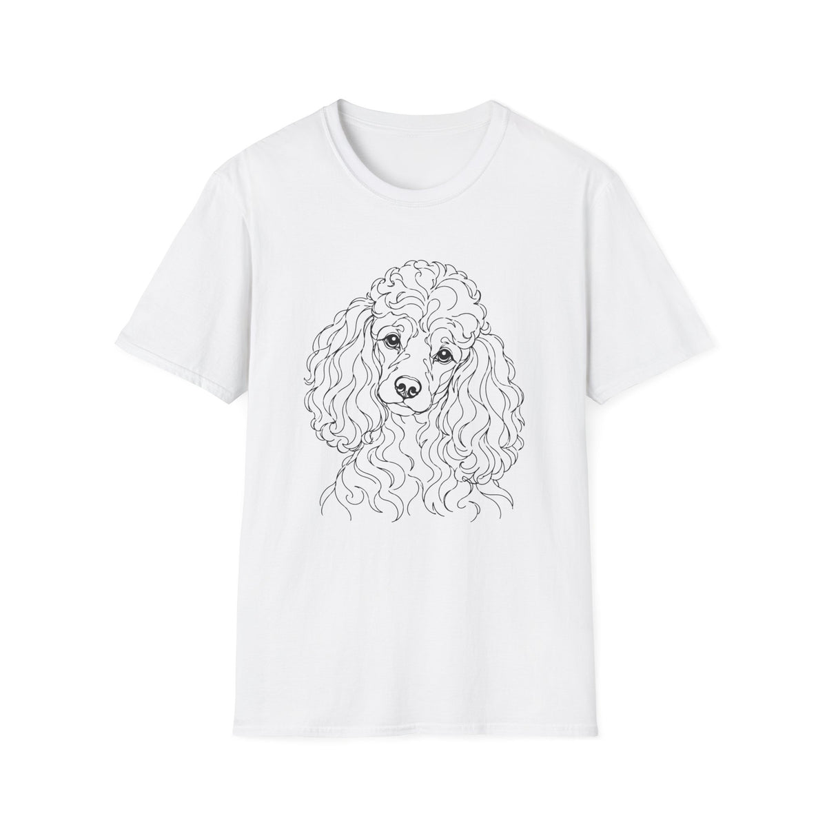Poodle Line art T-Shirt