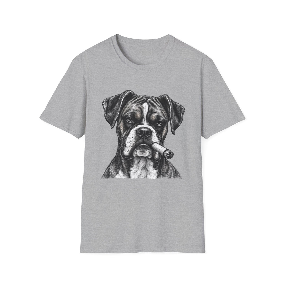 Boxer with a Cigar T-Shirt