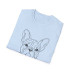 French Bulldog Line art T-Shirt